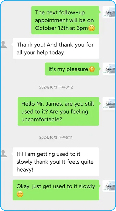 Customer testimonial 1